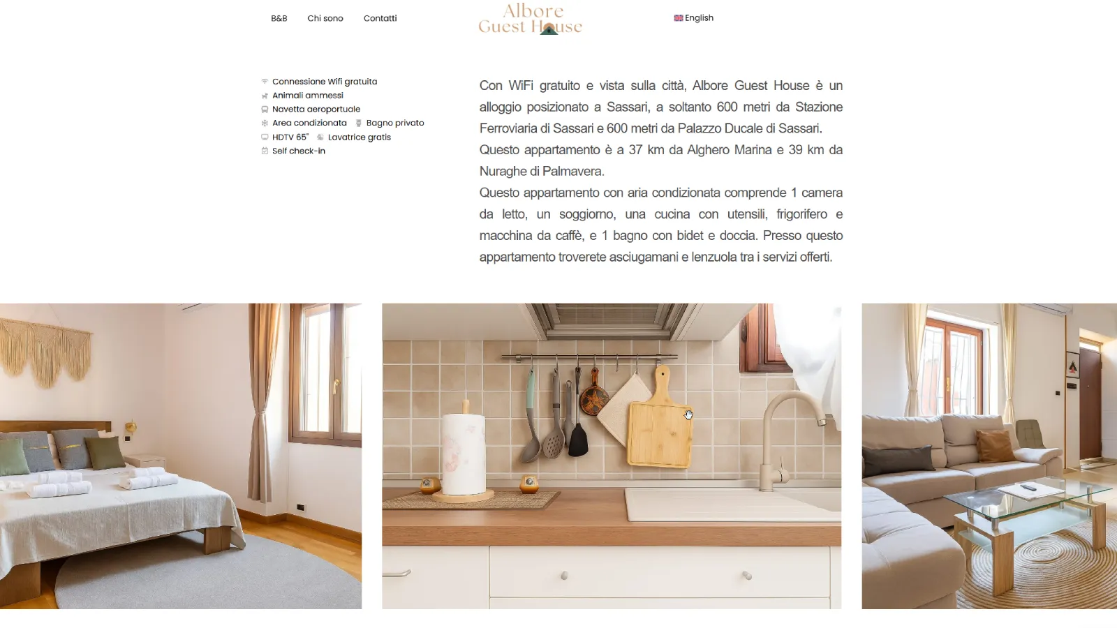 Screenshot galleria Home Rent Sardegna